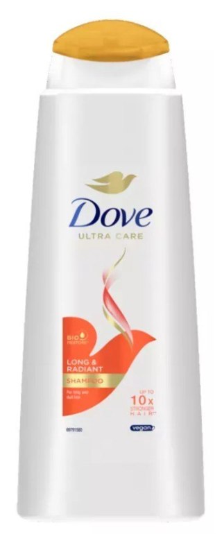 Dove Ultra Care szampon do włosów długich i matowych Long & Radiant, 400 ml