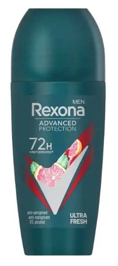 Unilever Mk Mk Rexona Advanced Protection Ultra Antyperspirant w Kulce , Roll-on Kulka dla Mężczyzn 50 ml
