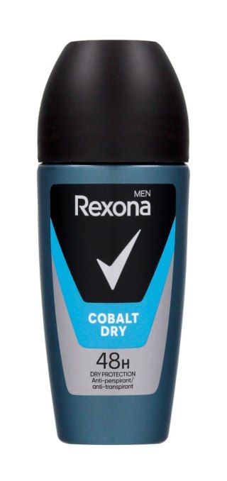 Unilever Mk Mk Rexona Cobalt Dry Antyperspirant w Kulce, Roll-on Kulka dla Mężczyzn 50 ml