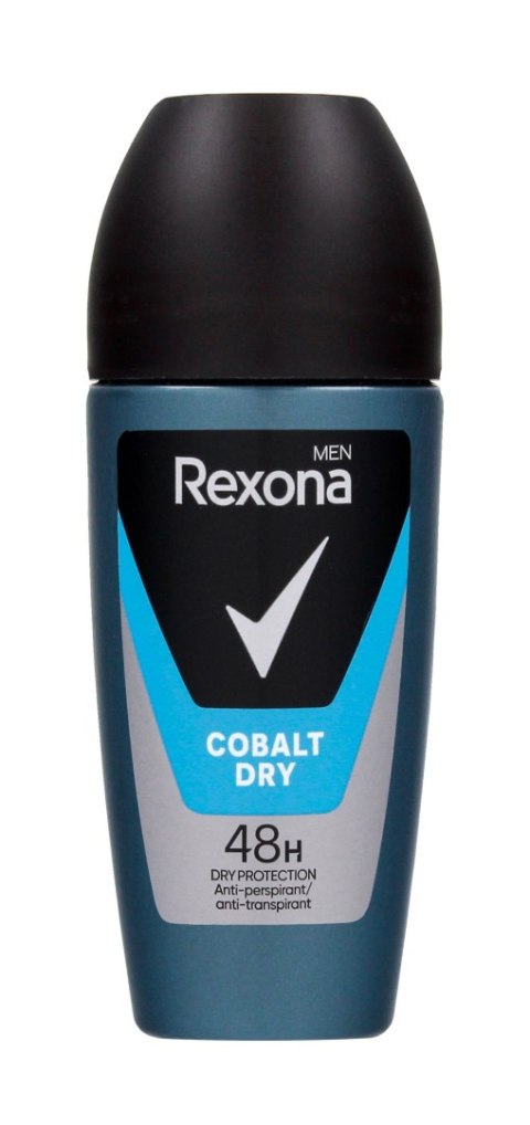 Unilever Mk Mk Rexona Cobalt Dry Antyperspirant w Kulce, Roll-on Kulka dla Mężczyzn 50 ml
