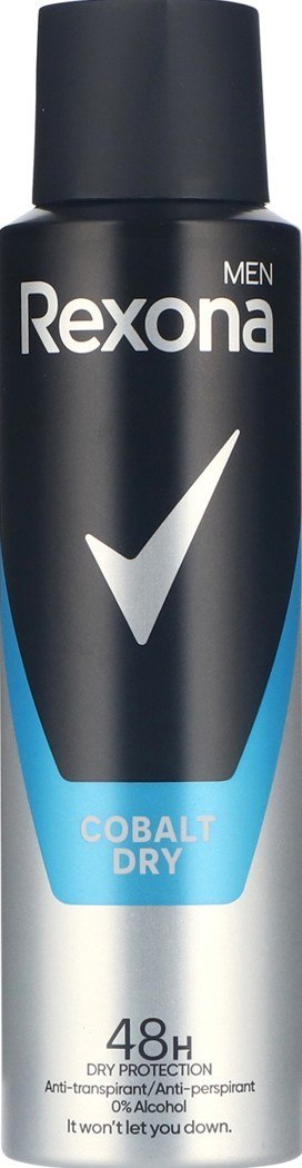Rexona MEN Cobalt Dry Antyperspirant Męski w Sprayu 150 ml