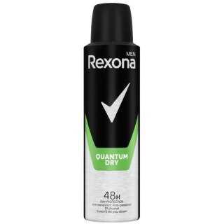 Rexona MEN Quantum Dry Antyperspirant Męski w Sprayu 150 ml