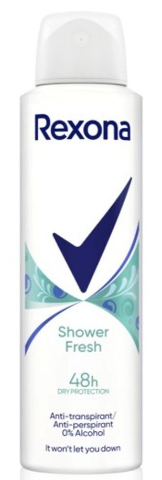 Rexona Shower Fresh Antyperspirant Damski w Sprayu 150 ml