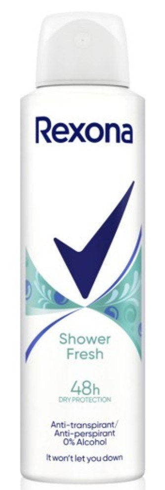 Rexona Shower Fresh Antyperspirant Damski w Sprayu 150 ml