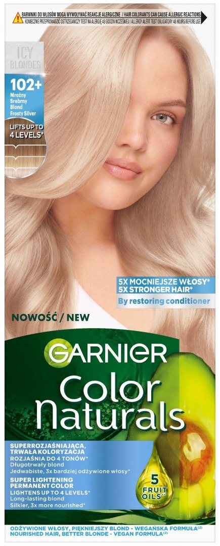AG LOREAL GAR COLOR N Farba nr 102+ Frosty Silver&