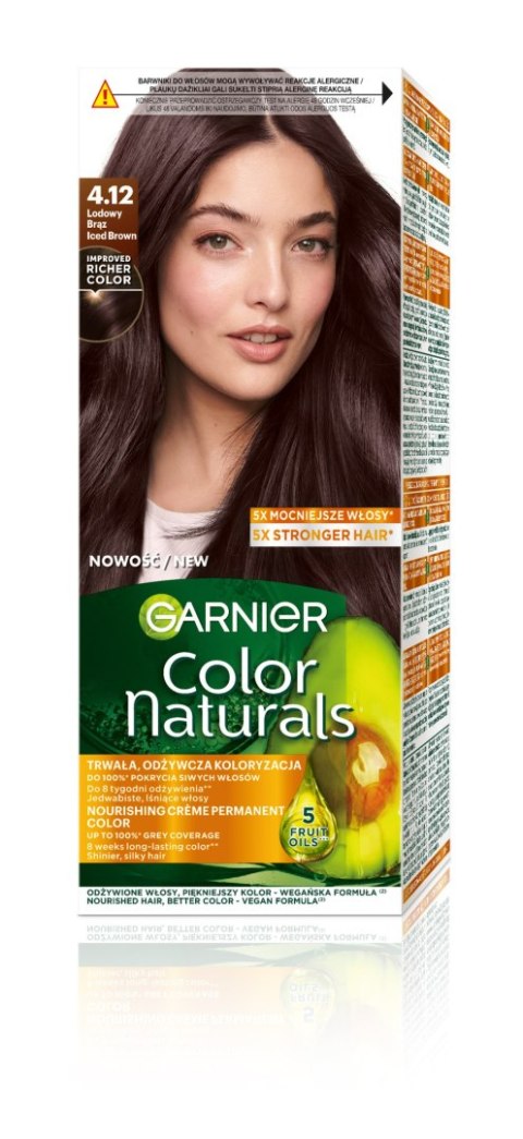 AG LOREAL GAR COLOR N Farba nr 4.12 Lodowy Brąz&