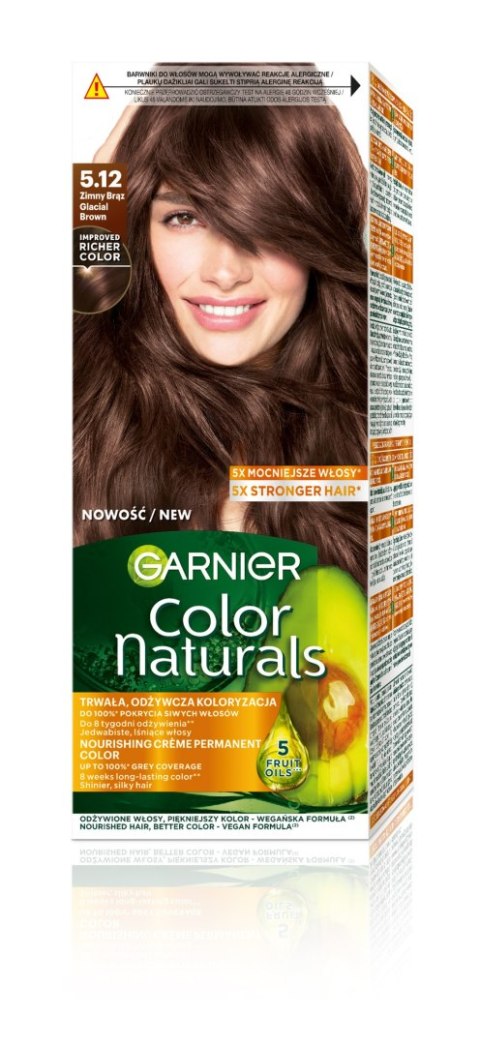 AG LOREAL GAR COLOR N Farba nr 5.12 Zimny Brąz&