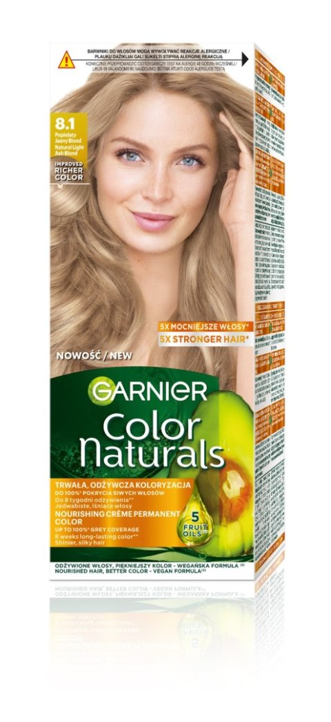AG LOREAL GAR COLOR N Farba nr 8.1 Jasny Popielaty Blond&