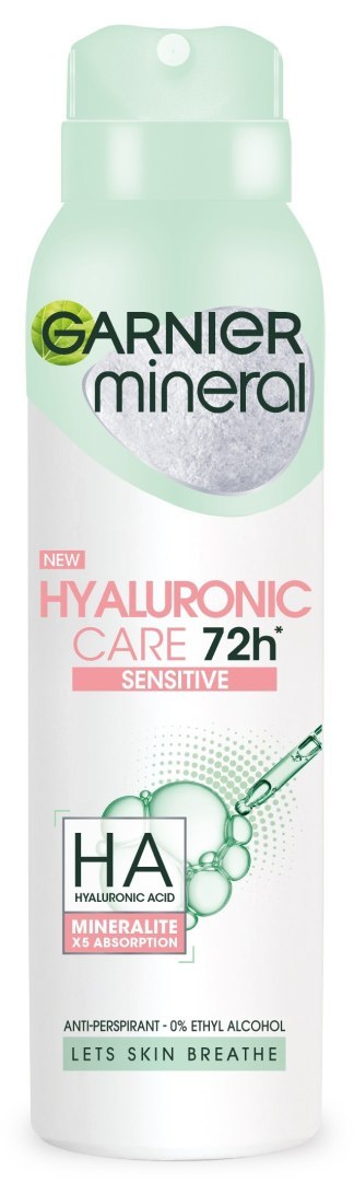 Garnier Mineral Hyaluronic Care 72H Antyperspirant w Sprayu 150 ml