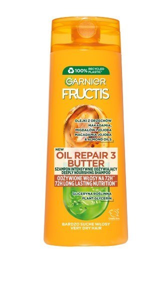 AG LOREAL GAR FRUCTIS Szamp.400ml OIL REPAIR 3 BUTTER&