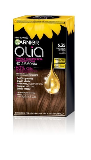 AG LOREAL GAR OLIA 6.35 LIGHT CHOCOLATE &