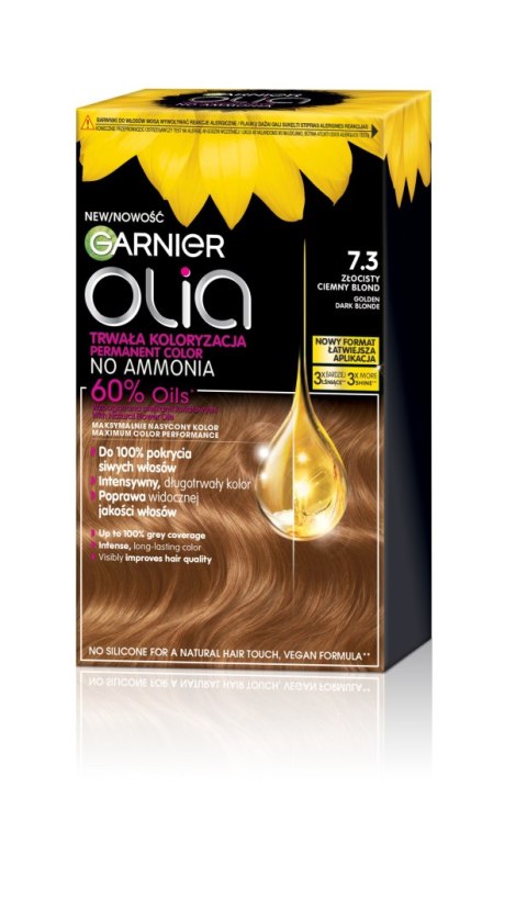 AG LOREAL GAR OLIA 7.3 GOLDEN DARK BLONDE &