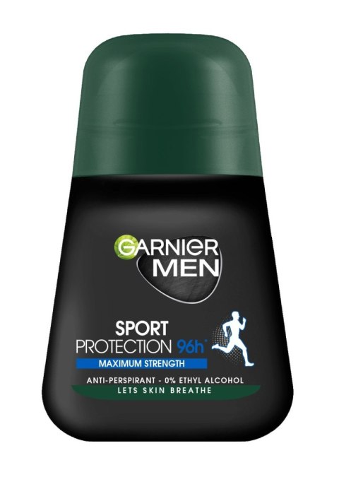 Garnier Dezodorant Roll-on Sport Protection 96h - Maximum Strength Antyperspirant dla Mężczyzn 50 ml