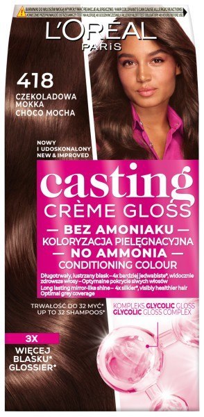 AG LOREAL LOR CASTING nr 418 Czekoladowa Mokka &