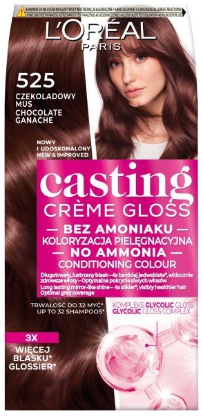 AG LOREAL LOR CASTING nr 525 Czekoladowy Mus &