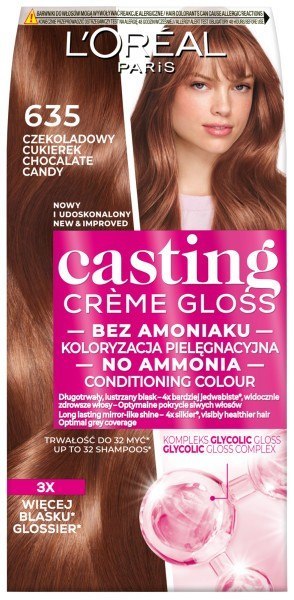 AG LOREAL LOR CASTING nr 635 Czekoladowy Cukierek &