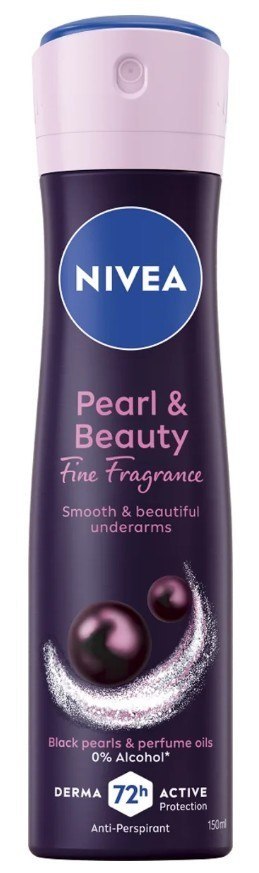 NIVEA Antyperspirant w Sprayu dla Kobiet Pearl & Beauty Soft & Smooth 150 ml