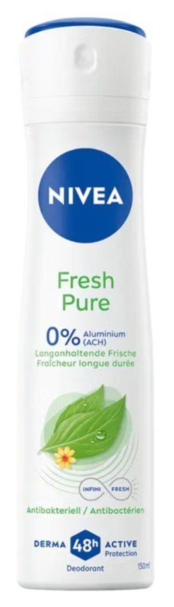 NIVEA Fresh Pure Dezodorant w Sprayu dla Kobiet 150 ml