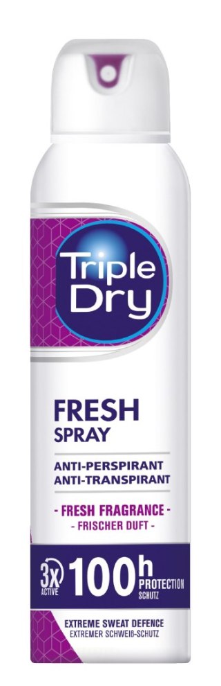 Triple Dry Deo Spray Fresh 100H Antyperspirant w Sprayu 150 ml