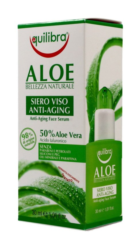 Equilibra Aloe serum przeciwstarzeniowe do twarzy 50% aloesu 30 ml