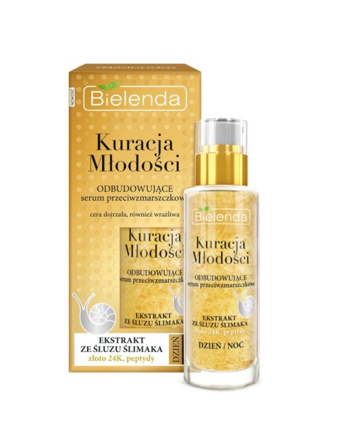 Bielenda kuracja Młodości odbudowujące serum przeciwzmarszczkowe na dzień i noc 30 ml
