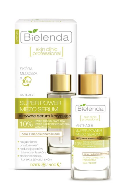 Bielenda Skin Clinic Professional Aktywne serum korygujące na dzień i noc 30 ml