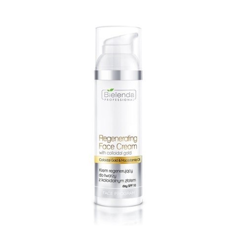 Bielenda Professional krem regenerujący do twarzy SPF 10 z koloidalnym złotem 100 ml