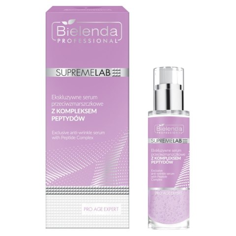 Bielenda Professional Supremelab Pro Age Expert ekskluzywne serum przeciwzmarszczkowe z kompleksem peptydów 30 g