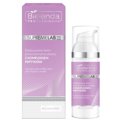 Bielenda Professional Supremelab Pro Age Expert ekskluzywny krem przeciwzmarszczkowy z kompleksem peptydów 50 ml