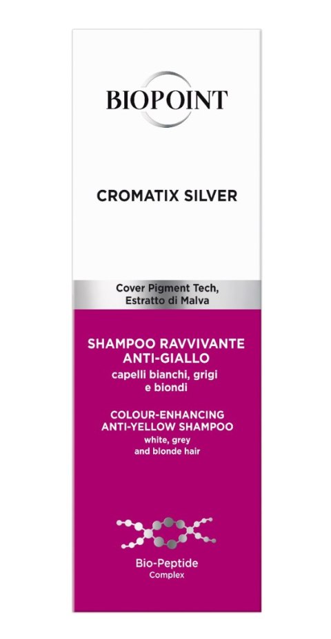 Biopoint Cromatix Silver szampon do włosów neutralizujący żółte tony 200 ml