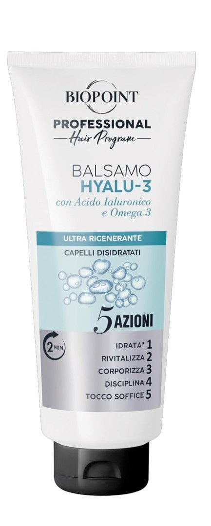 Biopoint Professional Hair Program Hyalu-3 odżywka do włosów z kwasem hialuronowym 350 ml