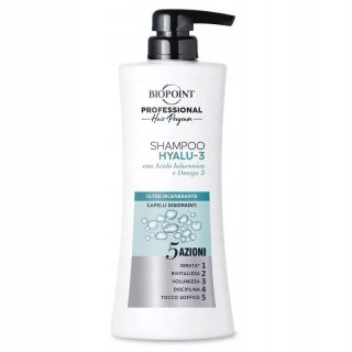 Biopoint Professional Hair Program Hyalu-3 szampon do włosów z kwasem hialuronowym 400 ml