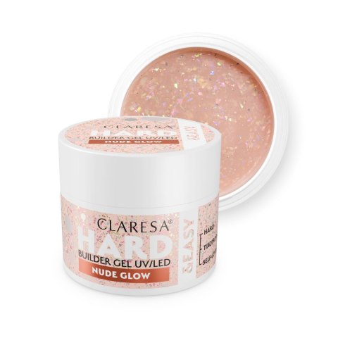 Claresa Hard&Easy żel budujący do paznokci Nude Glow 45 g
