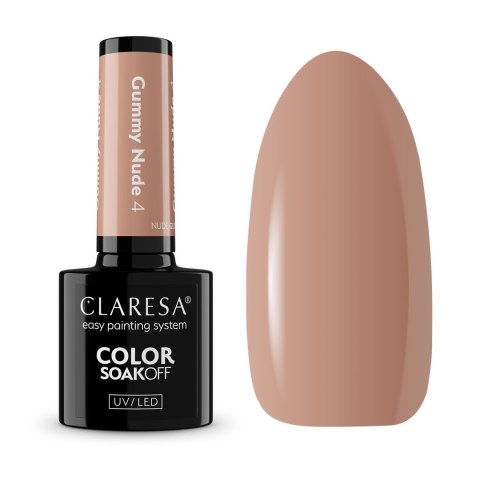 Claresa lakier hybrydowy GUMMY NUDE 4 -5 g