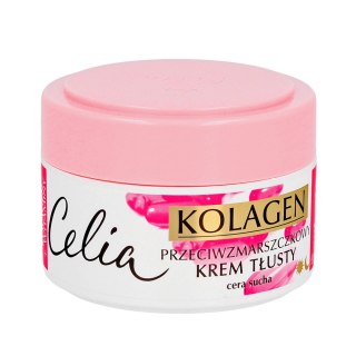 Celia Kolagen przeciwzmarszczkowy krem tłusty do cery suchej z witaminami 50 ml