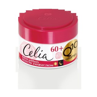 Celia Q10 Witaminy 60+ przeciwzmarszczkowy krem półtłusty z ceramidami 50 ml
