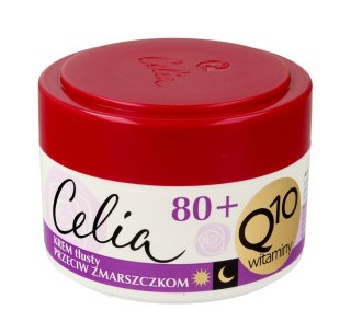 Celia Q10 Witaminy 80+ przeciwzmarszczkowy krem tłusty z elastyną 50 ml