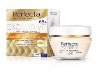 Perfecta Exclusive 65+ krem przeciwzmarszczkowy - głęboko liftingujący na dzień i noc 50 ml