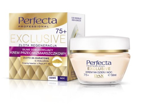 Perfecta Exclusive 75+ krem przeciwzmarszczkowy - silnie odbudowujący na dzień i noc 50 ml