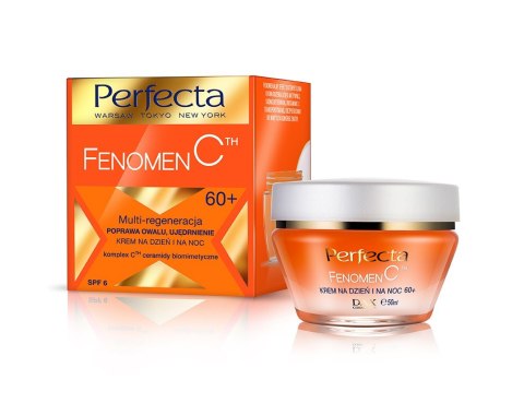 Perfecta Fenomen C 60+ krem na dzień i na noc Multi-regeneracja, Poprawa owalu, Ujędrnienie 50 ml