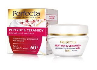Perfecta Peptydy & Ceramidy 60+ krem na dzień i noc Silna redukcja zmarszczek i ujędrnienie 50 ml