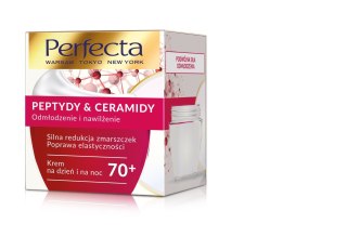 Perfecta Peptydy & Ceramidy 70+ krem na dzień i noc Silna redukcja zmarszczek i uelastycznienie 50 ml
