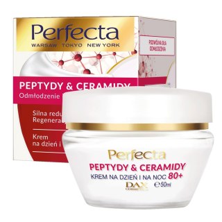 Perfecta Peptydy & Ceramidy 80+ krem na dzień i noc Silna redukcja zmarszczek i regeneracja 50 ml