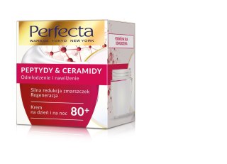 Perfecta Peptydy & Ceramidy 80+ krem na dzień i noc Silna redukcja zmarszczek i regeneracja 50 ml