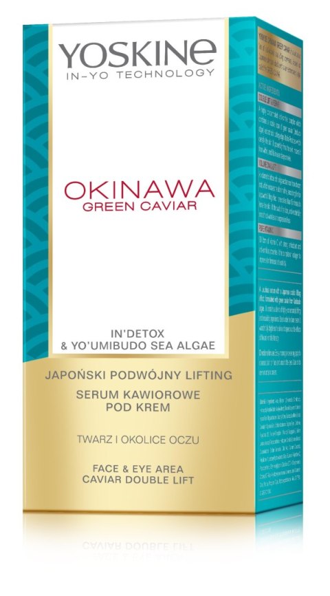 Yoskine Okinawa Green Caviar serum do twarzy z kawiorem Wypełnienie i lifting 30 ml