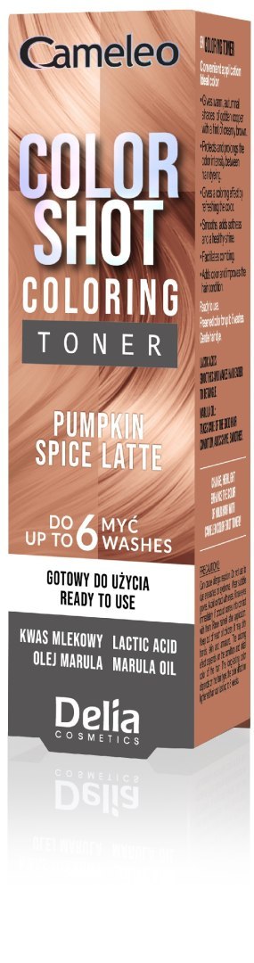 Delia Cameleo Color Shot toner do włosów Pumpkin Spice 75 ml