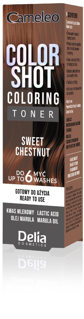 Delia Cameleo Color Shot toner do włosów Sweet Chestnut 75 ml