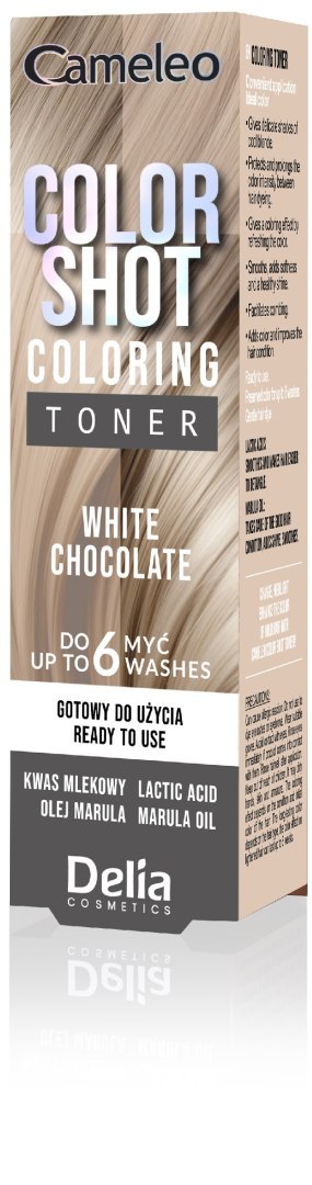Delia Cameleo Color Shot toner do włosów White Chocolate 75 ml