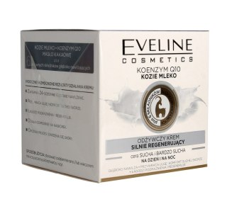 Eveline odżywczy krem silnie regenerujący - Koenzym Q10 & Kozie Mleko 50 ml