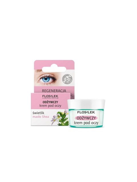 Floslek oczy odżywczy krem pod oczy świetlik masło Shea 15 ml